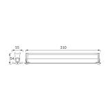 Podszafkowa oprawa liniowa DIEGO LED 9W SILVER CCT