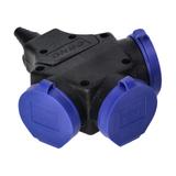 Rozgałęźnik bryzgoszczelny i odporny na uderzenia, IP44, 3x2P+Z, 16A, 230V AC OR-AE-13209 ORNO