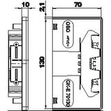 GK-E70170GR, Końcówka GK - 70170 Sz.