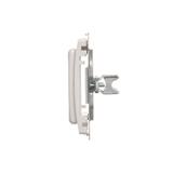 Simon Basic Adapter (przejściówka) na osprzęt standardu 45 × 45 mm. Montaż do puszki na łapki i wkręty biały BMA45M/11 KONTAKT