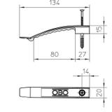 2032/SD, KLAMRY KABLOWE 2032+KOŁEK OGNI