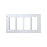 Simon Connect Ramka 4-modułowa do puszki SBM450 8x K45 czysta biel