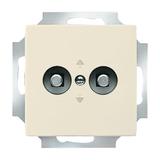 CARAT/FUTURE  Gniazdo wyrównania potencjałów (męskie)  kość słoniowa