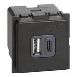 Living Now - Ładowarka Usb A+C - 2 Moduły Bticino K4287C2 LEGRAND
