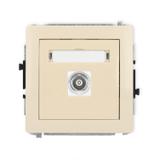 DECO Mechanizm gniazda pojedynczego BNC beżowy