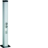 tehalit.DA200 Minikolumna jednostronna DA200-45 H=650mm aluminium DAP45700ELN HAGER