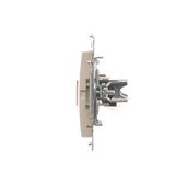Simon 54 Gniazdo telefoniczne pojedyncze RJ12 kremowy DT1.01/41 KONTAKT
