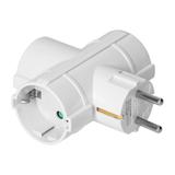 Rozgałęźnik 3x2P+Z (Schuko) biały OR-AE-13184(GS) ORNO