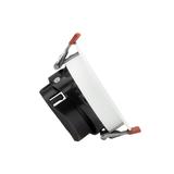 Oprawa oczko FIALE COMFORT GU10 OCZKO GU10 250V IP20 FI85x50mm BIAŁY okrągła środek czarny ruchoma S