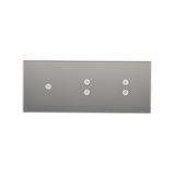 Simon 54 Touch Panel dotykowy S54 Touch 3 moduły 1 pole dotykowe + 2 pole dotykowe pionowe + 2 pola dotykowe pionowe srebrna mgła DSTR3133/71 KONTAKT