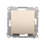 Simon 54 Łącznik schodowy 16A 250V zaciski śrubowe złoty mat DW6A.01/44 KONTAKT