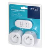 Zestaw bezprzewodowych mini gniazd sterowanych pilotem 2+1 OR-GB-462