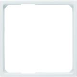 BERKER B.x Pierścień przejściowy do płytki centralnej 50 x 50mm biały mat 11091919 HAGER