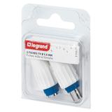 1 WTYK MĘSKI + 1 WTYK ŻEŃSKI Z WYJŚCIEM PROSTYM, Legrand