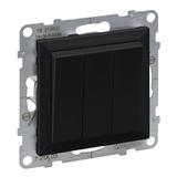 Suno Łącznik Potrójny - 20 Ax - 250V - Zaciski Śrubowe Czarny 721403 LEGRAND