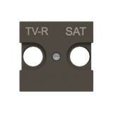 POKRYWA TV-R / SAT 2M -ZENIT-ANTRACYT 2CLA225010N1801 ABB