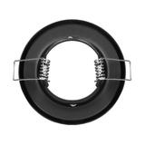 SUTRI RC ramka dekoracyjna oprawy punktowej, MR16/GU10 max 50W, okrągła, stała, czarna AD-OD-6175/B ORNO