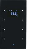 BERKER KNX TS Sensor dotykowy potrójny z regulatorem temperatury szkło czarny 75643035 HAGER
