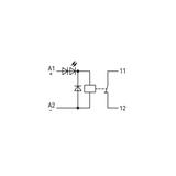 moduł przekaźnikowy 10mm 24V DC 1r WAGO