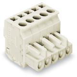 Gniazdo MCS‑MIDI Classic kątowe 2‑biegunowe jasnoszare raster 5mm 722‑202/026‑000 /100szt./ WAGO