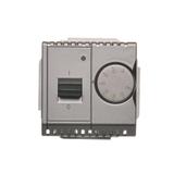 Simon Basic Regulator temperatury z czujnikiem wewnętrznym 16A 230V. Montaż gniazda na wkręty do puszki stal inox BMRT10W.02/21 BMRT10w.02/21 KONTAKT