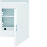 vega Rozdzielnica natynkowa teletechniczna 2R IP40 drzwi białe VB218MP HAGER