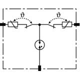 Moduł ochronny do ogranicznika przepięć DEHNrail, 2-biegun.