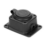 Rozgałęźnik bryzgoszczelny i odporny na uderzenia IP44 1 gniazdo 16A 230V AC gumowy uniep OR-AE-1316