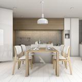 MILAGRO Lampa wisząca MALMO WHITE/CHROME 1xE27