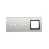 Simon 54 Touch Panel dotykowy S54 Touch 3 moduły 2 pola dotykowe poziome + 2 pola dotykowe poziome + 1 otwór na osprzęt S54 burzowa chmura DSTR3220/72 KONTAKT