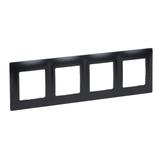 Niloe Selection - Ramka Poczwórna Antracyt 762024 LEGRAND