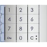 Sfera: Plakietka Modułu Klawiatury - Aluminium 353001 LEGRAND