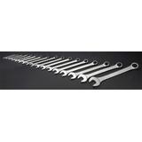 Klucze płasko-oczkowe 8-32 mm, zestaw 17 szt.