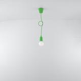 Sollux Lampa wisząca DIEGO 1 zielony SL.0581