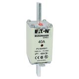 PV-40ANH1 Wkładka PV NH 40A 1000V DC PV rozmiar 1 podwójny wskaźnik PV-40ANH1 EATON