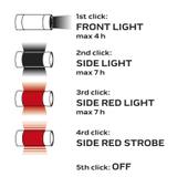 Lampa biwakowa akumulatorowa 800 lm powerbank 3 w 1 CREE T6 + SMD LED