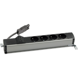 "Simon 480 TS48-110E400K0-40 Listwa standardowa 4 gn. typ E i płytka 2xRJ45 keystone