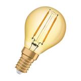 Lampa LED Vintage 1906 CL P Filament szkło przezroczyste GOLD 22 non-dim 2,5W 824 E14