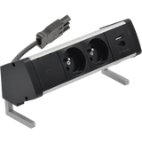 "Simon 480 TS48-410E20B00-40 Biurkowy zestaw gniazd 2 gn. typ E + ładowarka USB typ A+C