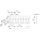 FESP Q 50/4, SZCZEBLE PŁASKOWNIK.DRAB.3000MM