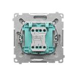Simon Basic Łącznik krzyżowy z podświetleniem LED 10A 250V szybkozłączka satynowy BMW7L.01/29 KONTAKT