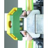 Zacisk PE na szynę SN, 18x3 mm