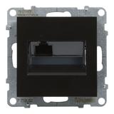 SUNO - Gniazdo RJ45/kat 6 UTP, Czarny, Legrand