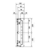 univers N Blok dla zacisków szeregowych poziomych 450x250mm UD31A1 HAGER