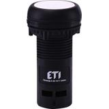 ECF-01-W - Przycisk kompaktowy z guzikiem krytym, 1NC, Biały