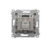 Simon 54 Gniazdo antenowe R-TV końcowe separowane tłum.1dB antracyt DAK.01/48 KONTAKT