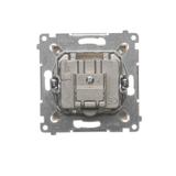 Simon 54 Gniazdo antenowe R-TV końcowe separowane tłum.1dB kremowy