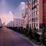 STREETOS 2 ULICZNA 100W NW 230V 145/75st IP65 IK09 555x172x114mm SZARY CZUJNIK ZMIERZCHU 5 LAT GW.