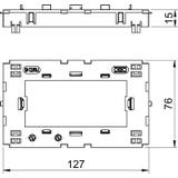 71MT2 45, Puszka instalacyjna Modul 45, otwarta