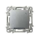 SZAFIR Łącznik schodowy z podświetleniem niebieskim - kolor srebro